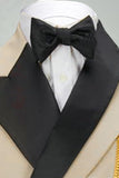 Fato masculino de lapela caqui com pico de 2 peças Slim Fit