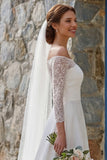 Marfim: Vestido de Noiva Boémio com Cauda Sweep Sweep com Racha em Marfim