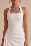 Vestido branco pequeno Bodycon Caber Ajustado