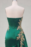 Vestido de Homecoming com lantejoulas amarrotadas em cetim verde-escuro Bodycon Bodycon