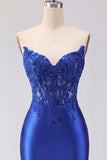 Vestido de Finalistas Românticos Espartilho Transparente com Missangas de Cetim Vermelho
