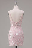 Vestido floral de regresso a casa Corset Corset Bodycon Corset Cor-de-Rosa