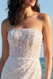 Vestido Mini Corset Bodycon Bodycon Sem Alças Brilhante