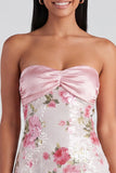 Vestido Mini de Regresso a Casa Bodycon Bodycon Rosa Claro com Lantejoulas