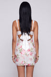 Vestido de Finalistas com Lantejoulas Bodycon Bodycon em Marfim, Laço