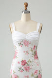 Vestido de Finalistas com Lantejoulas Bodycon Bodycon em Marfim, Laço