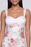 Vestido de Finalistas com Lantejoulas Bodycon Bodycon em Marfim, Laço