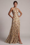 Vestido De Mãe da Noiva Recorta uma Linha