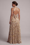 Vestido De Mãe da Noiva Recorta uma Linha