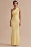 Vestido Formal de Sereia de Narciso de Um Ombro