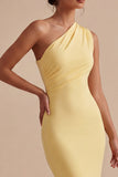 Vestido Formal de Sereia de Narciso de Um Ombro