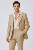 Fatos masculinos de lapela Black Peak Peak Sleeves Long Button