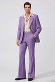 Fatos masculinos de lapela Black Peak Peak Sleeves Long Button