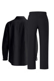 Conjunto Conjunto Masculino de Linho Azul Claro de 2 Peças