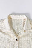 Conjunto casual de camisa e calções cubanos de 2 peças de 2 peças para homem