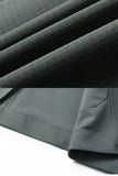 Blazer masculino preto com lapela de entalhe