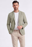 Blazer masculino preto com lapela de entalhe