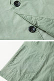 Blazer masculino Sage de lapela com entalhe Sage de um só abotoamento