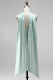 Espartilho Bodycon Bodycon Mint com Vestido de Finalistas com Fenda