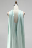Espartilho Bodycon Bodycon Mint com Vestido de Finalistas com Fenda