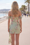 Vestido preto bodycon com flores de homecoming com faixa