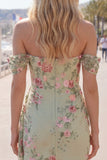 Vestido preto bodycon com flores de homecoming com faixa
