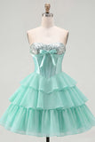 Vestido de Finalistas em Casa, Espartilho A-Line A-Line Sweetheart