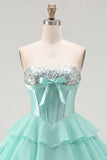 Vestido de Finalistas em Casa, Espartilho A-Line A-Line Sweetheart