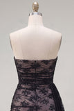 Vestido preto bodycon, justo, com missangas franzidas, vestido de boas-vindas e faixa