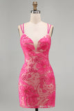 Vestido Curto de Regresso a Casa Curta Floral Bodycon Bodycon Azul Claro com Bordas