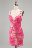 Vestido Curto de Regresso a Casa Curta Floral Bodycon Bodycon Azul Claro com Bordas