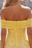 Vestido amarelo floral justo, justo, de regresso ao lar com folhos