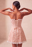 Sweetheart Yellow Jacquard A-Line com folhos e vestido de finalistas com fenda