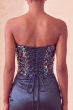 Sweetheart Champagne Tangins Bodycon Bodycon Mini Vestido de Regresso a Casa