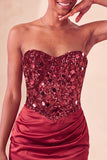 Sweetheart Champagne Tangins Bodycon Bodycon Mini Vestido de Regresso a Casa