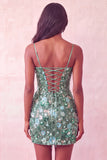Vestido Curto de Regresso a Casa Corset, Bodycon Bodycon Corset Cor-de-rosa, com lantejoulas