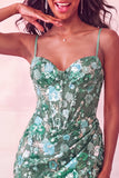 Vestido Curto de Regresso a Casa Corset, Bodycon Bodycon Corset Cor-de-rosa, com lantejoulas