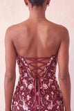 Vestido de regresso ao lentejoulas cor-de-rosa Heartheart Bodycon com renda nas costas