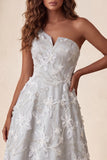 Vestido Formal Midi Cinzento Claro Cinzento Claro de Um Ombro
