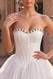 Espartilho branco A-Line Shortheart de renda, vestido curto de regresso a casa com folhos