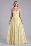 Vestido de Dama de Honor Espartilho A-Line em Chiffon Sálvia com Estampado Floral com Cachecol de Gola Comprida