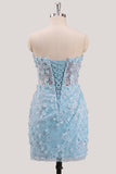 Bodycon Bodycon Corset Floral Transparente Corset Transparente Vestido de Regresso a Casa com Renda nas Costas