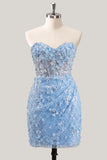 Bodycon Bodycon Corset Floral Transparente Corset Transparente Vestido de Regresso a Casa com Renda nas Costas