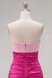 Vestido Curto de Regresso a Casa Vermelho Laranja Sweetheart Ruched Bodycon