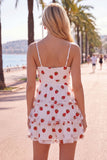 Vestido de finalistas rosa A-Line com olhos de fechadura, alças finas com folhos e franzidas, vestido de finalistas