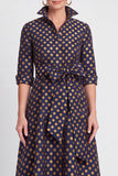 Vestido de mãe da noiva com cinto A-Line Floral Jacquard Floral