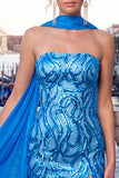 Vestido Curto de Regresso a Casa Curto Bodycon Sem Lantejoulas Douradas Bodycon com Fenda