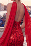 Vestido Curto de Regresso a Casa Curto Bodycon Sem Lantejoulas Douradas Bodycon com Fenda