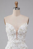 Vestido Bodycon Bodycon Downheart Ivory Sweetheart com lantejoulas