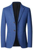 Blazer de baile de finalistas castanho castanho com um só peito